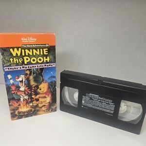 Winnie the Pooh Theres No Camp Like Home VHS Disney